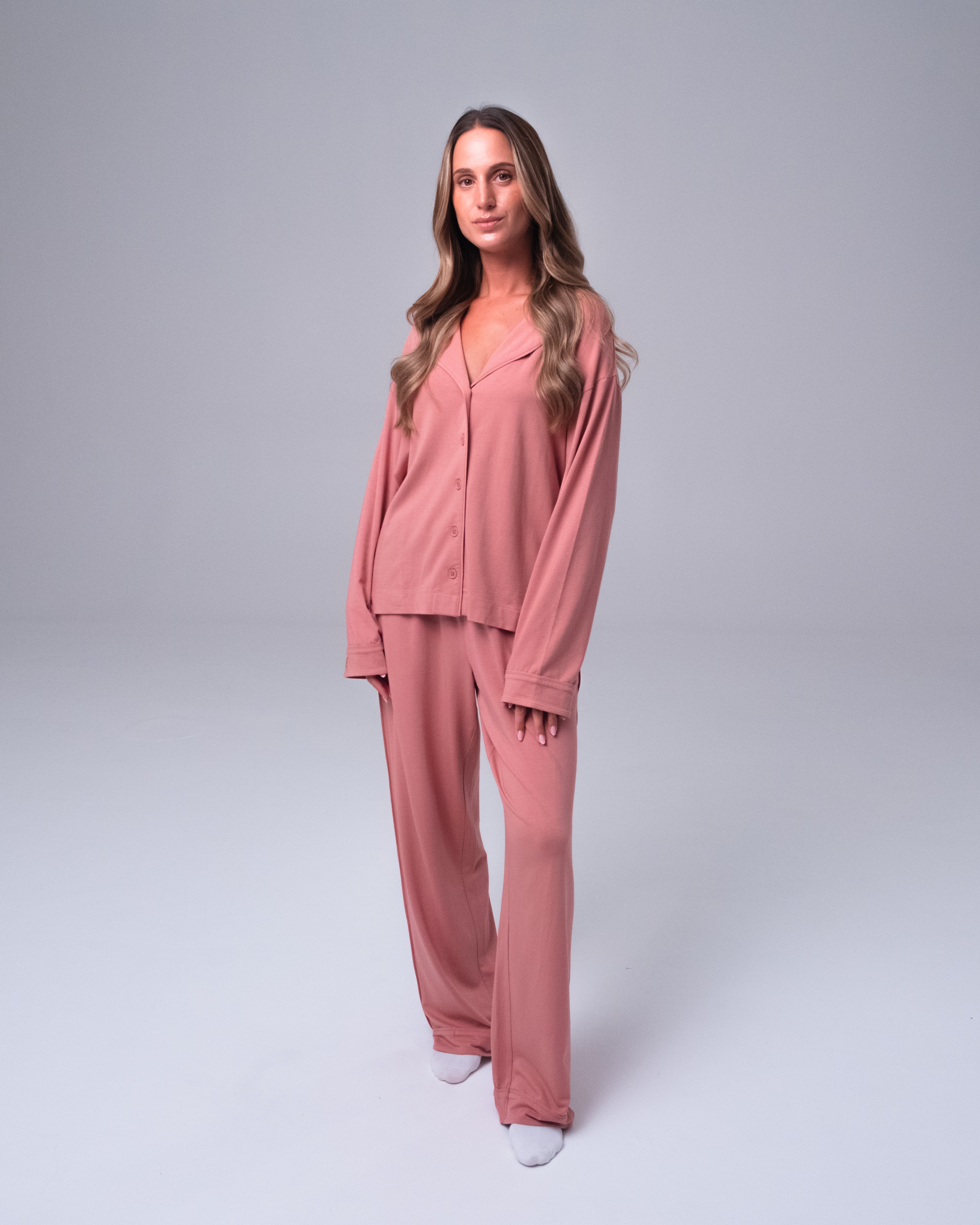 Whisper Soft Pyjamas - Ash Rose