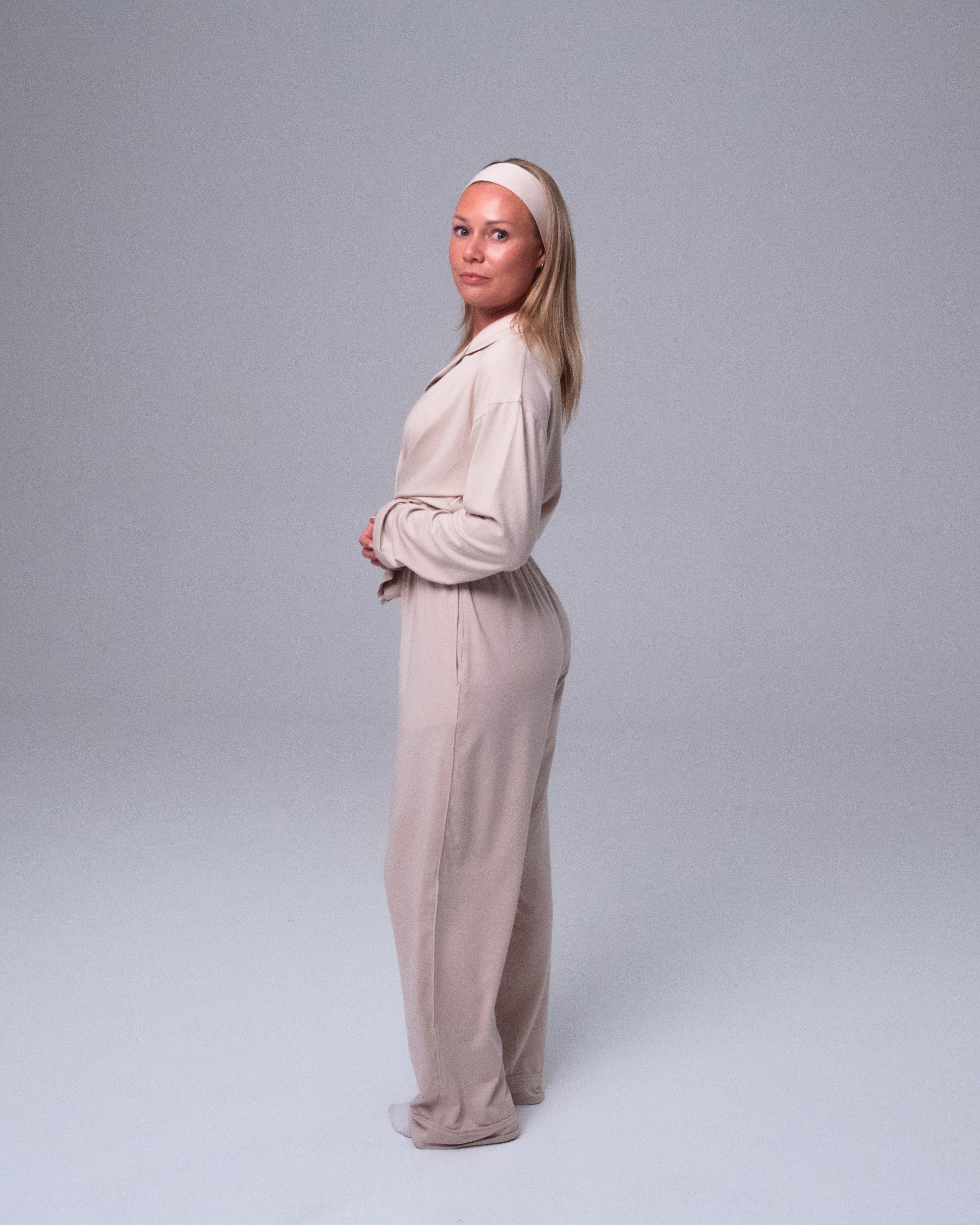 Whisper Soft Hårband - Beige