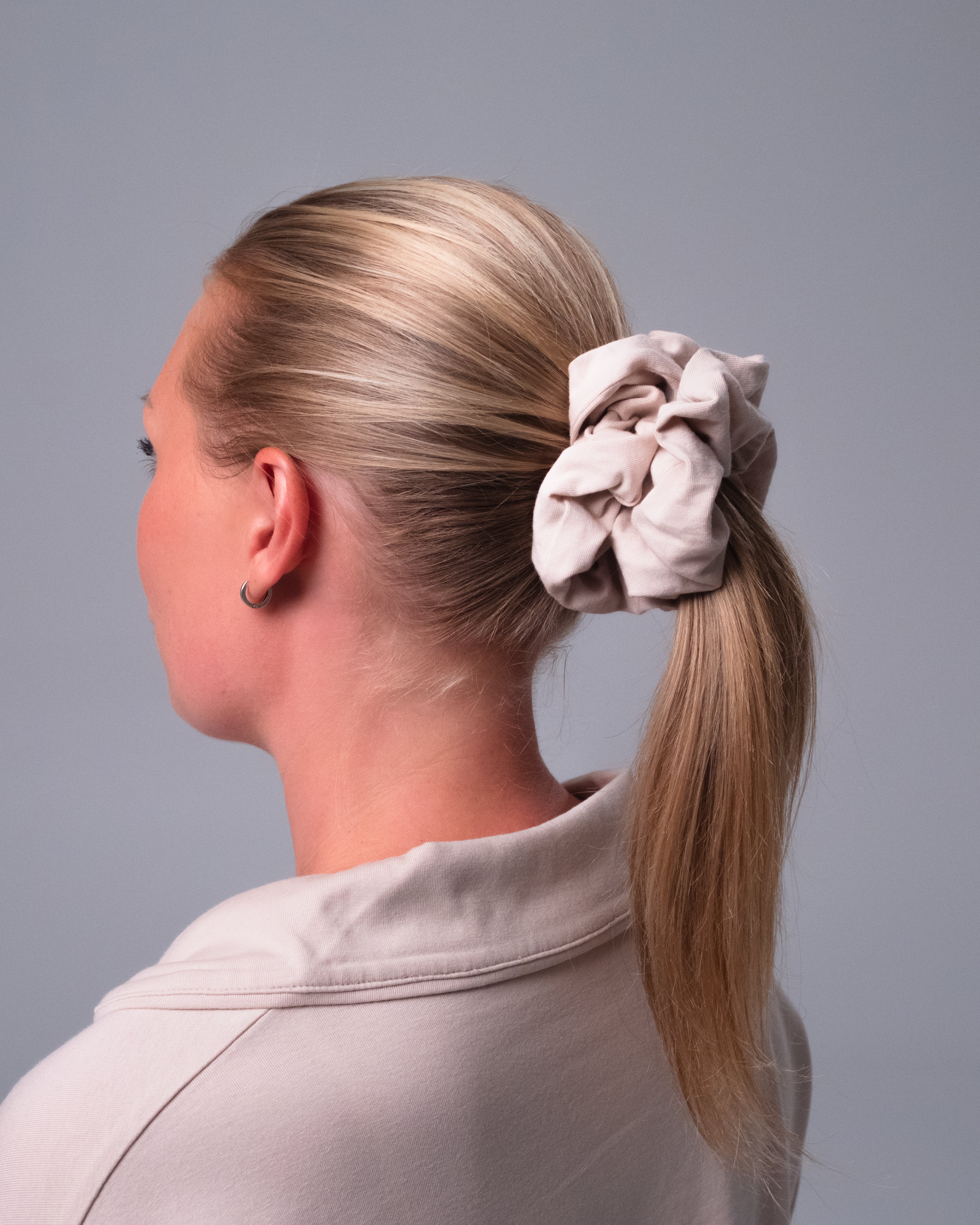 Whisper Soft Scrunchie - Beige