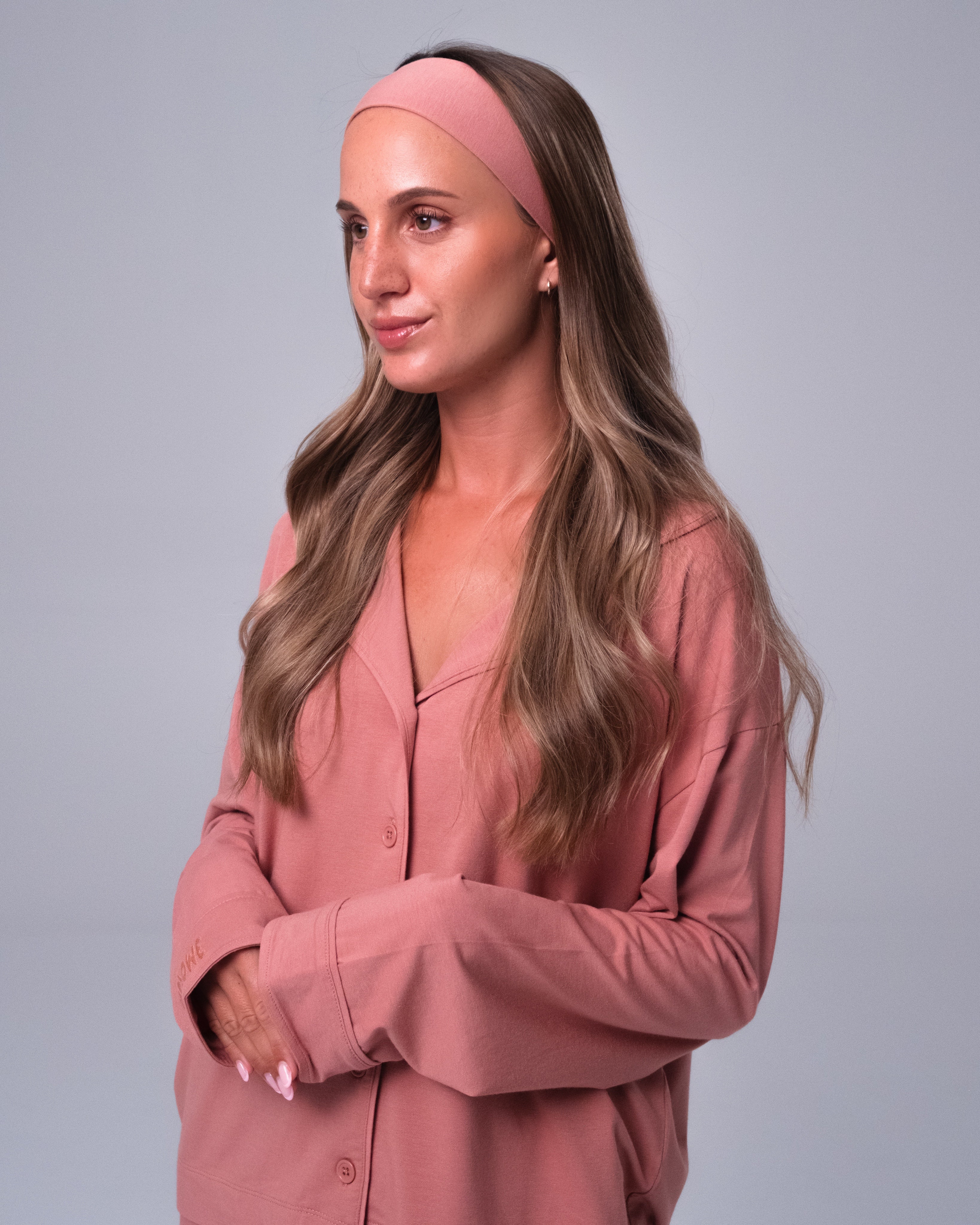 Whisper Soft Hårband - Ash Rose