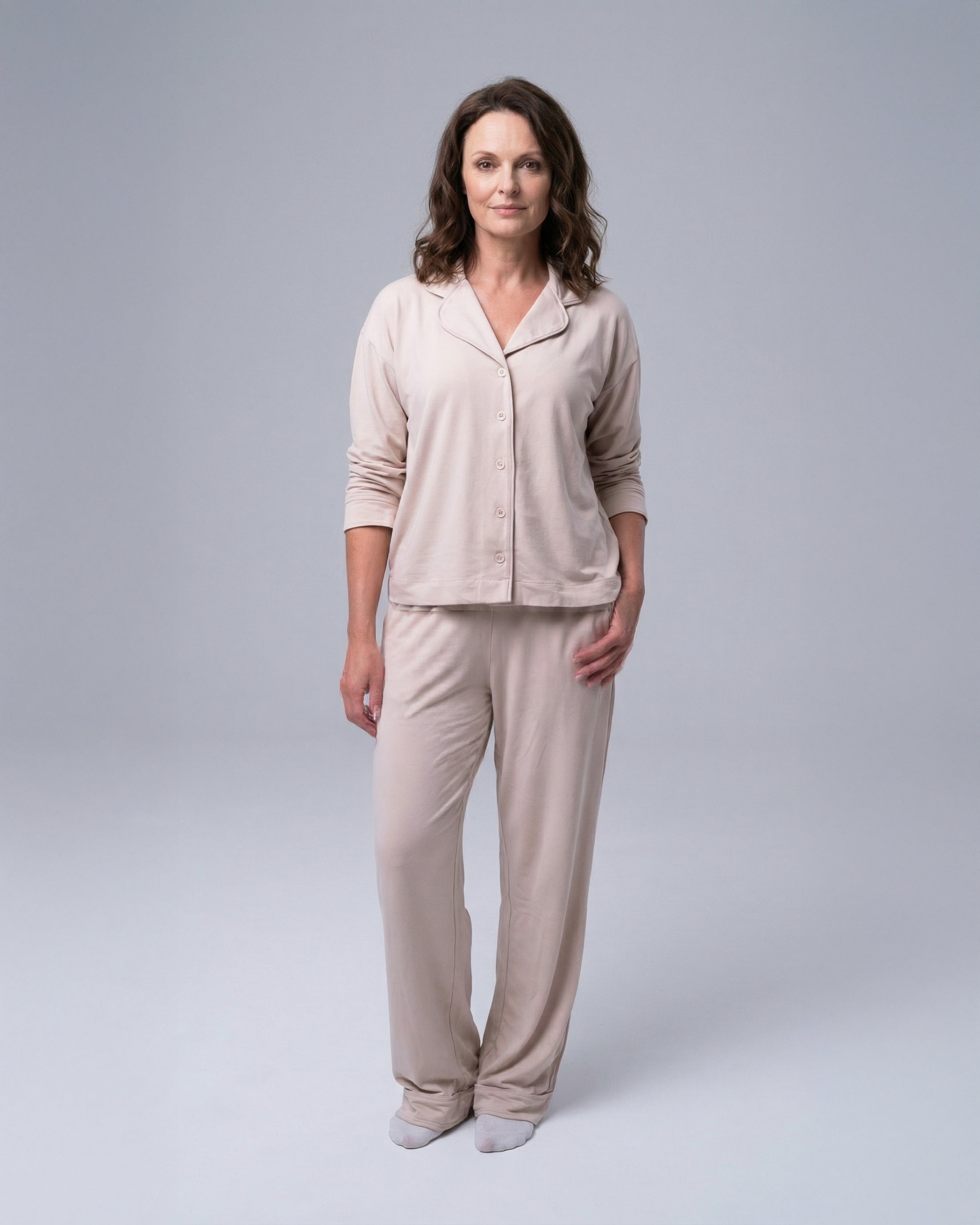 Whisper Soft Pyjamas - Beige