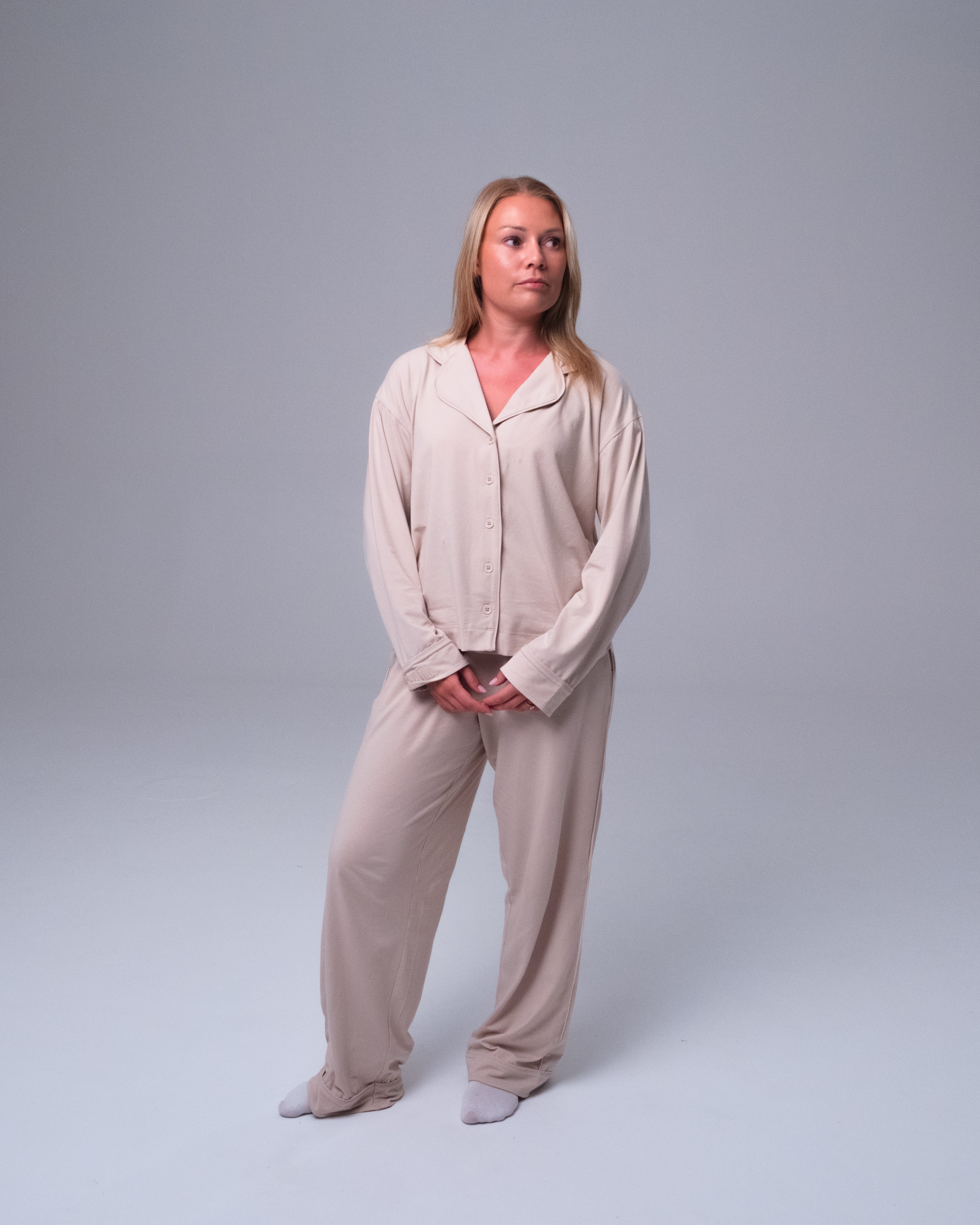 Whisper Soft Pyjamas - Beige