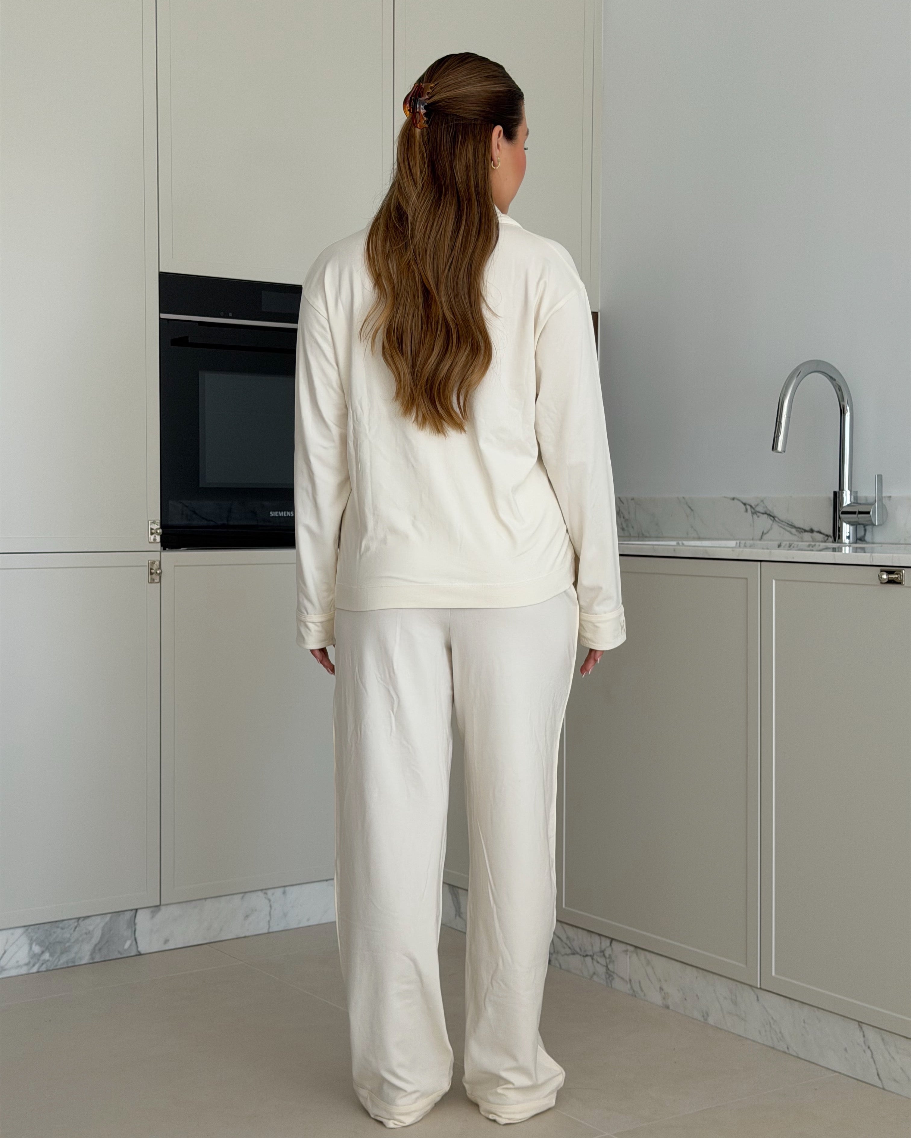 Whisper Soft Pyjamas - Vanilla White