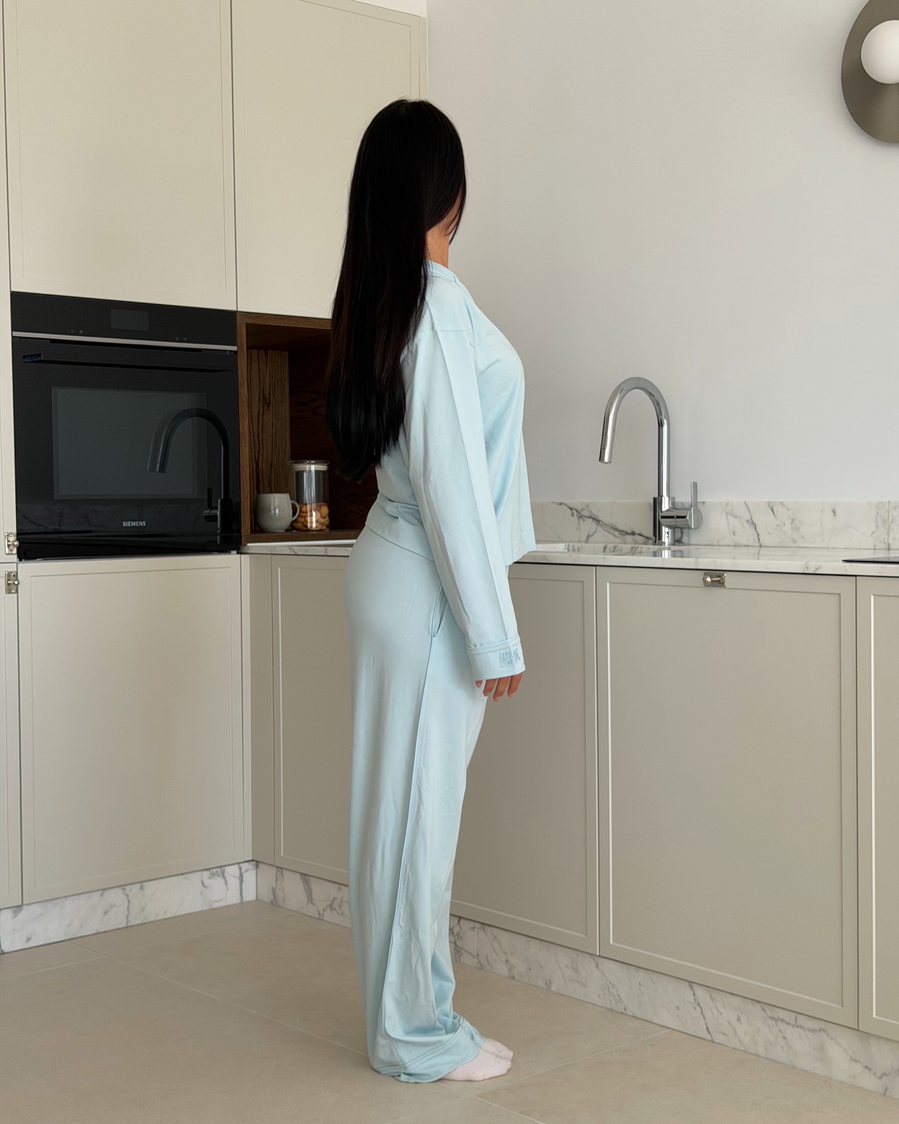 Whisper Soft Pyjamas - Sky Blue
