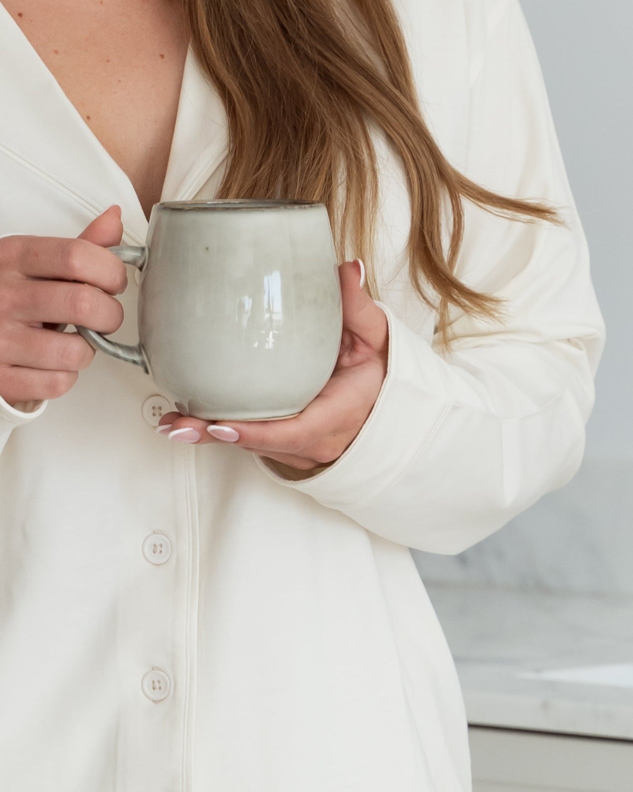 Whisper Soft Pyjamas - Vanilla White